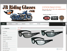 Tablet Screenshot of jbridingglasses.com